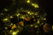 Wega LED, lichtslinger, 12 m, 80 leds, warmwit, groene kabel, voor binnen en buiten, 24 V