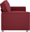 vidaXL - Love - Seat - Bank - Wijnrood - 140 - cm - Kunstleder