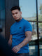 AB Lifestyle Tokio Polo - Slim-Fit - Ronde kraag - Navy Peony - Heren - Maat: S