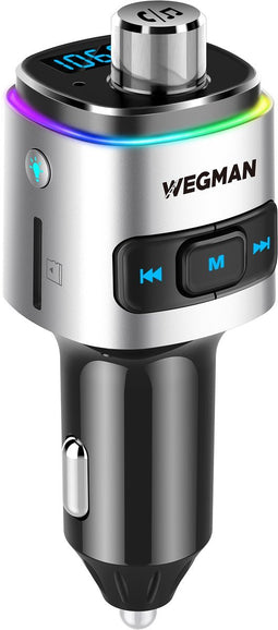 Wegman Bluetooth FM Transmitter - Autolader - Carkit - Oplader