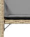 vidaXL - Tuinstoelen - 4 - st - met - kussens - poly - rattan - gemengd - beige