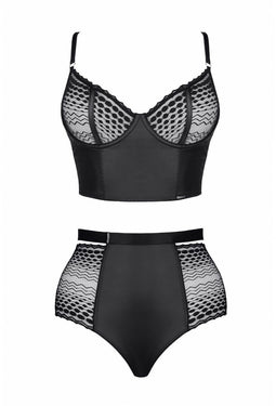Ondergoed Set Demoniq Zwart XL