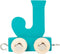small foot - Coloured Letter Train J