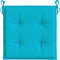 vidaXL - Tuinstoelkussens - 6 - st - 50x50x3 - cm - stof - turquoise