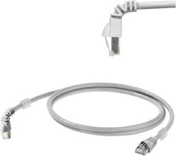 Weidmüller 1233160020 RJ45 Netwerkkabel, patchkabel CAT 6A S/FTP 2.00 m Grijs UL gecertificeerd 1 stuk(s)