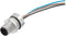 Weidmüller 1861160000 Sensor/actuator steekconnector M12 Aantal polen: 4 Stekker, inbouw 1 stuk(s)