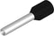 Weidmüller 9019130000 Adereindhulzen 1.5 mm² Deels geïsoleerd Zwart 500 stuk(s)