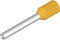 Weidmüller 9021020000 Adereindhulzen 0.25 mm² Deels geïsoleerd Geel 500 stuk(s)