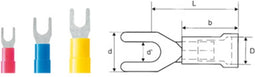 Weidmüller 9200430000 Vorkkabelschoen 4 mm² 6 mm² Gat diameter=6.5 mm Deels geïsoleerd Geel 100 stuk(s)