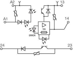Weidmüller Halfgeleiderrelais 8937940000 10 A Schakelspanning (max.): 33 V/DC 1 stuk(s)