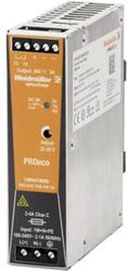 Weidmüller PRO ECO 72W 24V 3A DIN-rail netvoeding 24 V/DC 3 A 72 W Aantal uitgangen: 1 x Inhoud: 1 stuk(s)