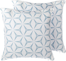 WEIGELA - Sierkussen set van 2 - Wit - 45 x 45 cm - Polyester