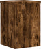 vidaXL - Plantenstandaards - 2 - st - 20x20x30 - cm - bewerkt - hout - gerookt - eiken