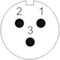 Weipu SF1211/S3 I Ronde connector Koppeling, recht Totaal aantal polen: 3 Serie (ronde connectors): SF12 1 stuk(s)