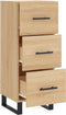 vidaXL - Dressoir - 34,5x34x90 - cm - bewerkt - hout - sonoma - eiken