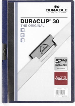 Durable DURACLIP A4 PVC Blauw