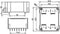 Weiss Elektrotechnik 83/235 Printtransformator 1 x 230 V 2 x 12 V/AC 6 VA 250 mA
