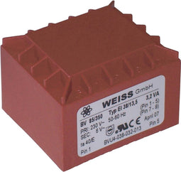 Weiss Elektrotechnik 85/355 Printtransformator 1 x 230 V 1 x 24 V/AC 3.20 VA 133 mA