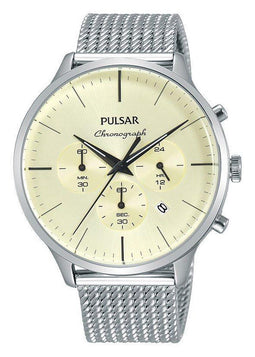 Pulsar PT3859X1 horloge heren - zilver - edelstaal