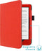 imoshion E-reader Hoesje - Geschikt voor Kobo Clara HD - Vegan Leather Bookcase - Rood