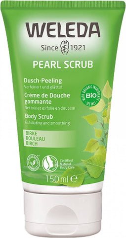 WELEDA - Pearl Scrub Douchecrème - Berken - 150ml - 100% natuurlijk