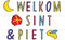 Welkom Sint en Piet letterslinger karton 300 cm - Sint Nicolaas/Sinterklaas feest slingers thema decoratie