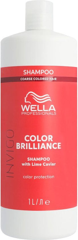 Wella Professionals - INVIGO BRILLIANCE - Brilliance Shampoo Coarse - Shampoo voor gekleurd haar - 1L.