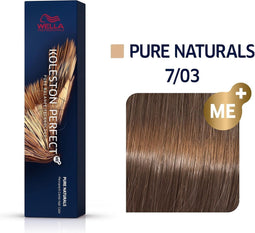 Wella Professionals Koleston Perfect Me+ - Haarverf - 7/03 Pure Naturals - 60ml