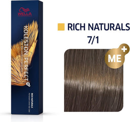 Wella Professionals Koleston Perfect Me+ - Haarverf - 7/1 Rich Naturals - 60ml