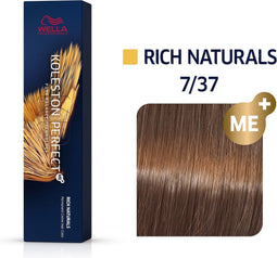 Wella Professionals Koleston Perfect Me+ - Haarverf - 7/37 Rich Naturals - 60ml