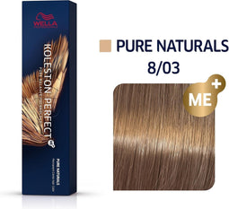 Wella Professionals Koleston Perfect Me+ - Haarverf - 8/03 Pure Naturals - 60ml