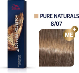 Wella Professionals Koleston Perfect Me+ - Haarverf - 8/07 Pure Naturals - 60ml