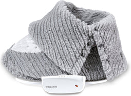 Wellcare WE-167FWH Elektrische Voetenwarmer met 90 min timer - Super zacht fleece - voetlengte max 28.5 cm