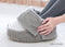 Wellcare WE-167FWH Elektrische Voetenwarmer met 90 min timer - Super zacht fleece - voetlengte max 28.5 cm