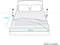 Wellcare WE167UBATHD Elektrische warmte deken | 2P | Eco Fleece | 120 min timer | Extra voetwarmte | 160 x 150 cm | 4D DWF|