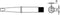 Weller 4CT6D8-1 Soldeerpunt Beitelvorm, recht Grootte soldeerpunt 5 mm Inhoud: 1 stuk(s)