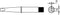 Weller 4CT6D8-1 Soldeerpunt Beitelvorm, recht Grootte soldeerpunt 5 mm Inhoud: 1 stuk(s)