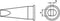 Weller LHT-C Soldeerpunt Beitelvorm, recht Grootte soldeerpunt 3.2 mm Inhoud: 1 stuk(s)