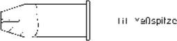 Weller LHT-F Soldeerpunt Platte vorm Grootte soldeerpunt 9.3 mm Inhoud: 1 stuk(s)