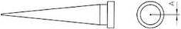 Weller LT-1L Soldeerpunt Langwerpige, conische vorm Grootte soldeerpunt 0.2 mm Inhoud: 1 stuk(s)