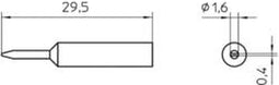 Weller XNT 6 Soldeerpunt Beitelvorm Grootte soldeerpunt 1.6 mm Inhoud: 1 stuk(s)