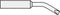 Weller XNT BX Soldeerpunt Beitelvorm, gebogen Grootte soldeerpunt 2.4 mm Inhoud: 1 stuk(s)