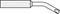 Weller XNT BX Soldeerpunt Beitelvorm, gebogen Grootte soldeerpunt 2.4 mm Inhoud: 1 stuk(s)