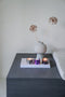 Wellmark giftbox kaars small set van 3: paars + zilver + donkergrijs metallic
