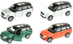 Welly Metalen Land Rover Evoque wit 12 Cm