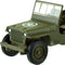 Welly Speelgoed USA Army Jeep auto - legergroen - die-cast metaal - 11 cm - Model Willys