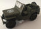 Welly Speelgoed USA Army Jeep auto - legergroen - die-cast metaal - 11 cm - Model Willys
