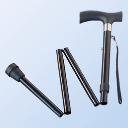 Wellys Foldable Walking Stick with Bag