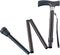Wellys Foldable Walking Stick with Bag