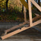 Weltevree | Beach Chair | Strandstoel Opvouwbaar, Tuinstoel, Campingstoel, Kampeer Stoel Strand | Beukenhout & Organisch Katoen | Geel/Groen